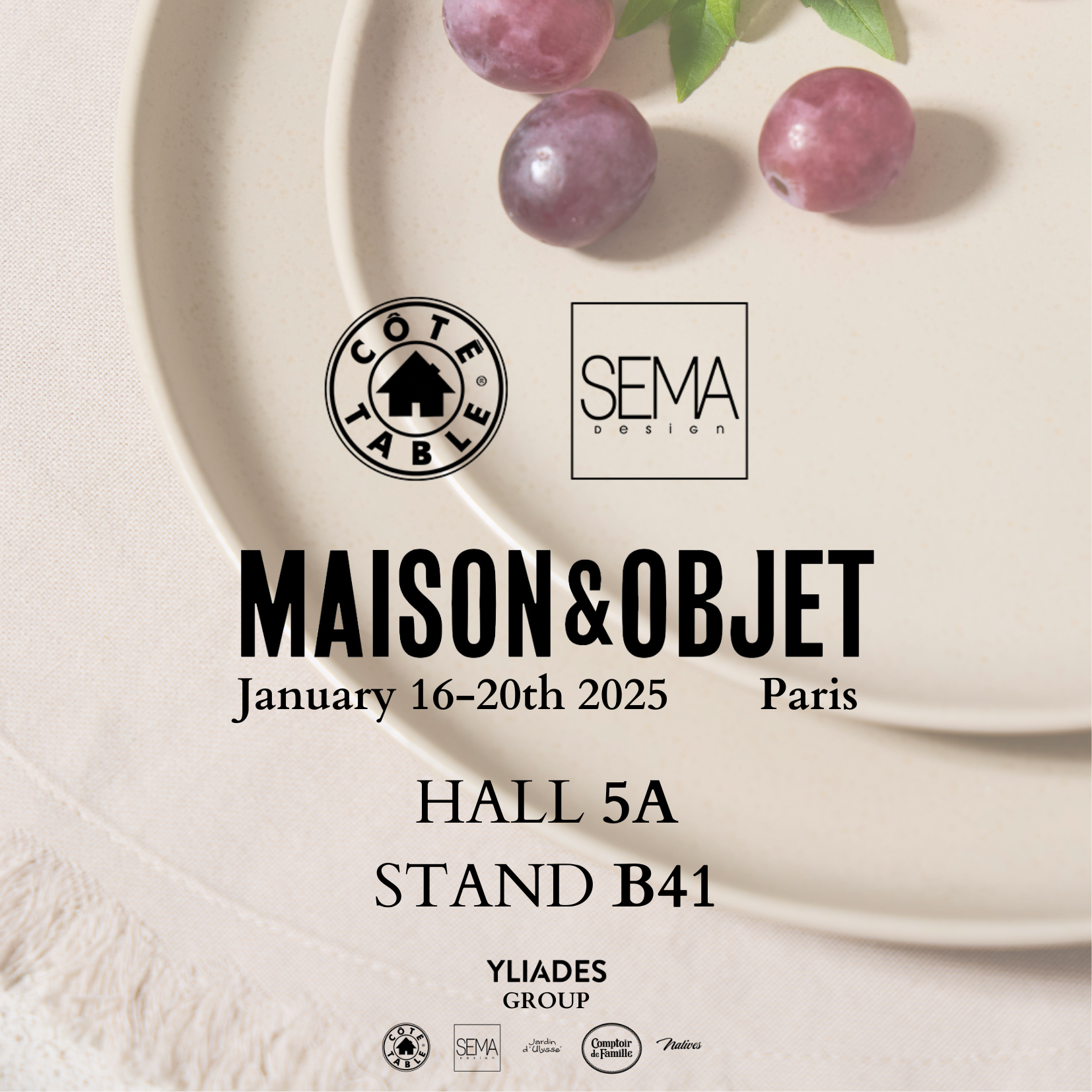 Invitation Maison & Objet January 2025